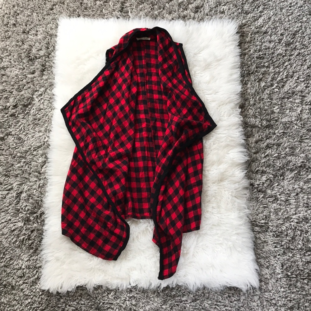 NWOT Flannel Vest